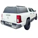 Three-Fold Bed Cover Manganese Steel Rear Cargo Box Cover for Mitsubishi Triton L200 Pickup