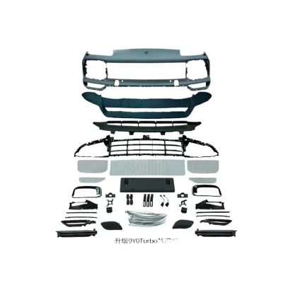 Full Body Kit Car Front & Rear Bumpers Side Skirts for Porsche Cayenne 957 2007-2010 Upgrade Set