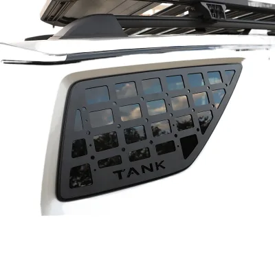 Tank 400 side window mecha net rear window net sticker body decoration parts special appearance modification for engineering shovel protective net Tank 400 side window mecha net rear window net sticker body decoration parts special appearance modification for engineering shovel protective net