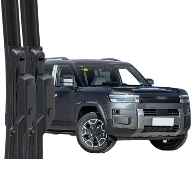 Premium Frameless Windshield Wiper Blades with Silent Rubber Strip for BYD Fang Cheng Bao Leopard 5 7 Series Premium Frameless Windshield Wiper Blades with Silent Rubber Strip for BYD Fang Cheng Bao Leopard 5 7 Series