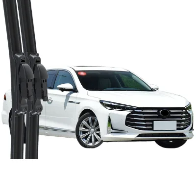 Universal Frameless Windshield Wiper Blades, Quiet Silicone Rubber Refills, All-Weather Multi-Fit Front Window Wipers for GAC Trumpchi GA8 Universal Frameless Windshield Wiper Blades, Quiet Silicone Rubber Refills, All-Weather Multi-Fit Front Window Wipers for GAC Trumpchi GA8