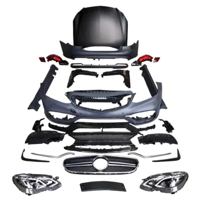 E63 Style Front Bumper and Grille Conversion Kit for Mercedes-Benz E-Class W212 2009-2015