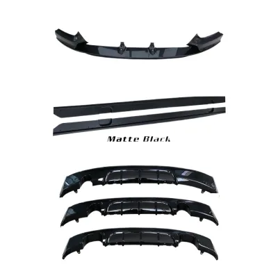 MP Style Rear Bumper Diffuser and Side Skirts Kit Matt Black for BMW 2 Series F22 MP Style Rear Bumper Diffuser and Side Skirts Kit Matt Black for BMW 2 Series F22
