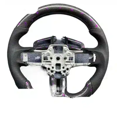 Carbon Fiber Steering Wheel Modification for Mustang Performance Steering Wheel Interior Upgrade Carbon Fiber Steering Wheel Modification for Mustang Performance Steering Wheel Interior Upgrade