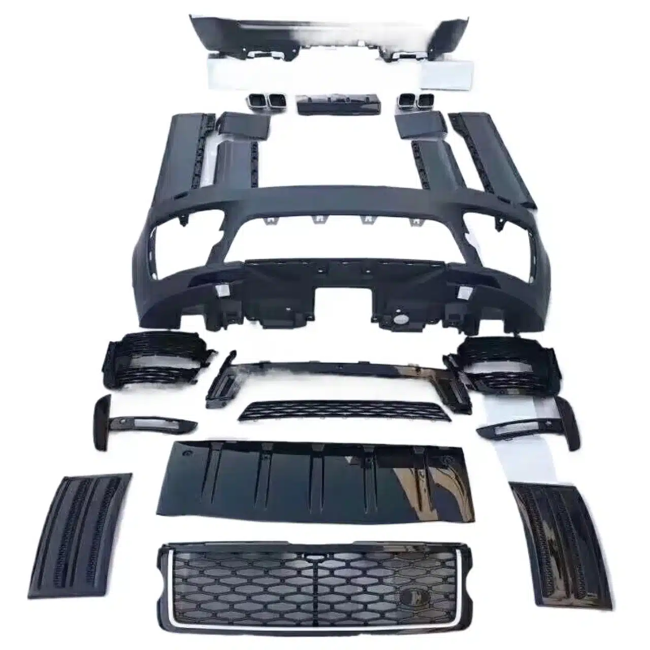 Full Body Kit SVO Style Front Grille Rear Exhaust Tips for Land Rover Range Rover Vogue Edition