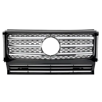 Front Bumper Grille 3-Bar Style Mesh Grille for Mercedes-Benz G-Class W463 G500 Front Bumper Grille 3-Bar Style Mesh Grille for Mercedes-Benz G-Class W463 G500