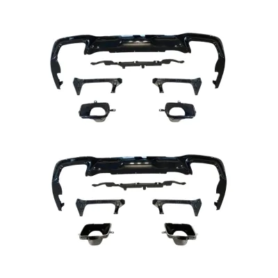 Square Exhaust Tip Tailpipe Cover for BMW 2 Series F44 Upgrade To M235i Look Rear Muffler End Pipe Square Exhaust Tip Tailpipe Cover for BMW 2 Series F44 Upgrade To M235i Look Rear Muffler End Pipe