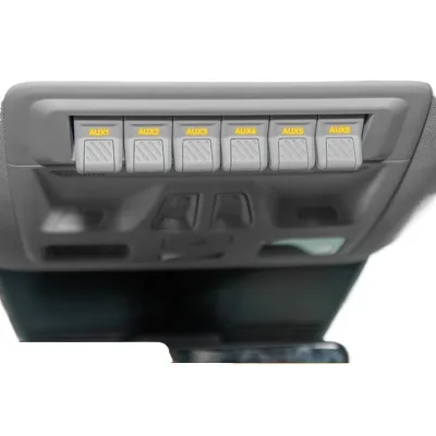 Suitable for Ford Ranger Ranger modified six-way switch control roof light button assembly off-road upgrade Suitable for Ford Ranger Ranger modified six-way switch control roof light button assembly off-road upgrade