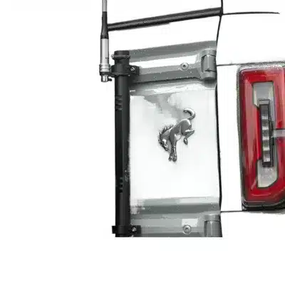 Suitable for Ford Fiery horse bronco special modified rear door hinge aluminum alloy two-in-one flagpole antenna bracket Suitable for Ford Fiery horse bronco special modified rear door hinge aluminum alloy two-in-one flagpole antenna bracket