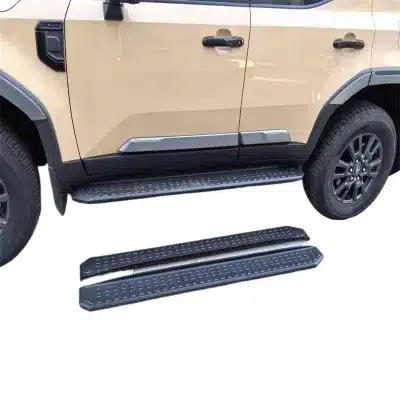 Aluminum Roof Rack Cross Bars and Side Steps Running Boards Kit for LC250 2024+ Aluminum Roof Rack Cross Bars and Side Steps Running Boards Kit for LC250 2024+