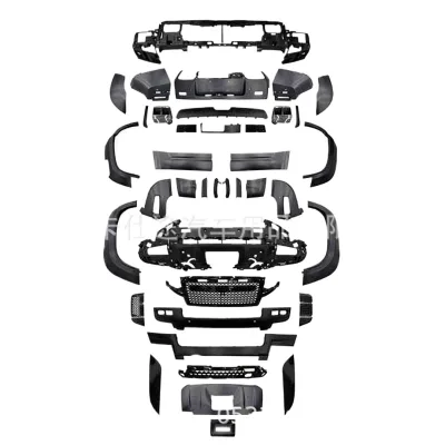 Wide Body Kit Bumper Cover Assembly OCTA Style for Land Rover Defender 110