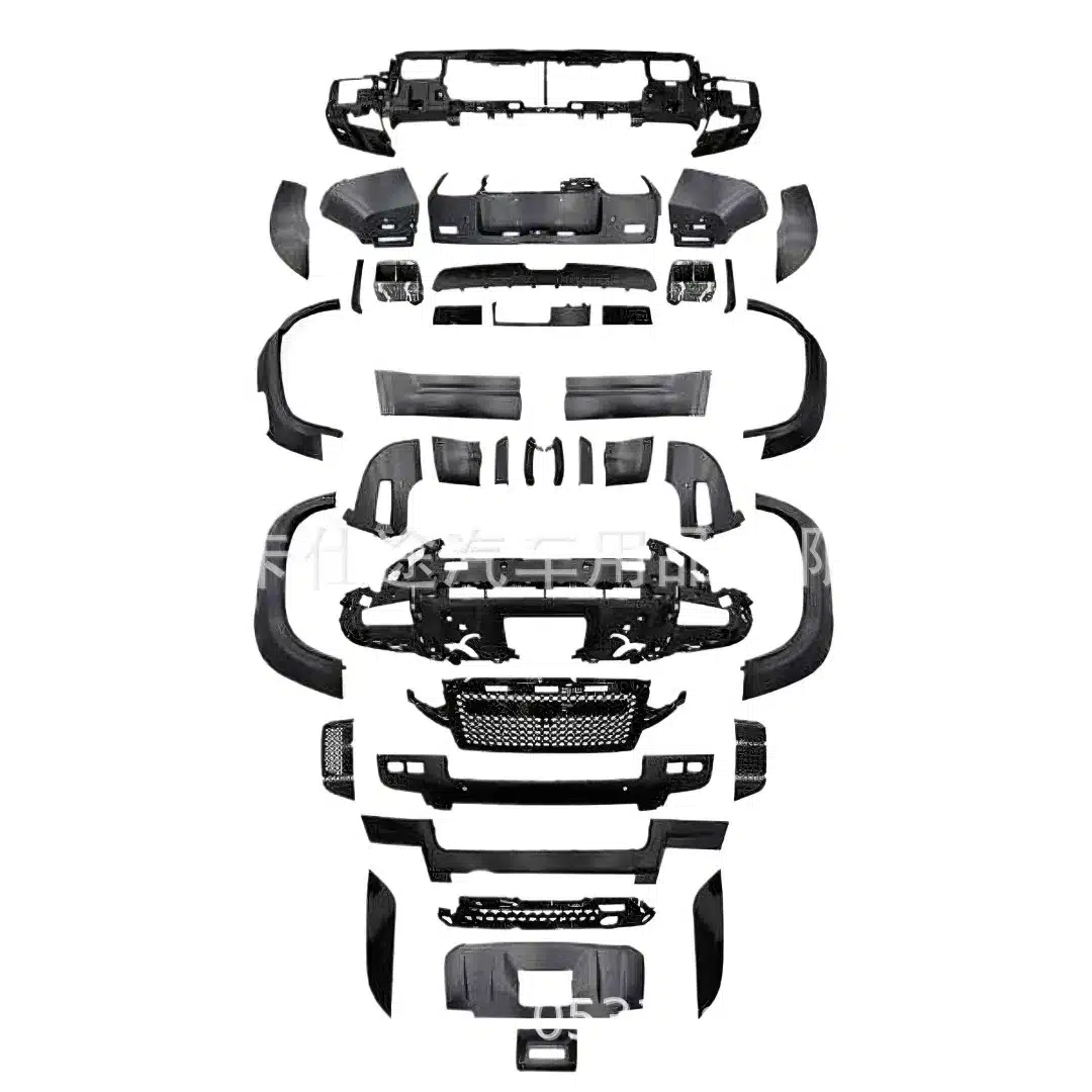 Wide Body Kit Bumper Cover Assembly OCTA Style for Land Rover Defender 110