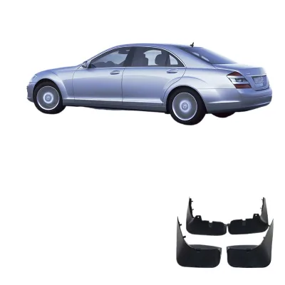 Soft TPV Rubber Mud Flaps Splash Guards for Mercedes-Benz S-Class 2008-2014 Exterior Body Protection Soft TPV Rubber Mud Flaps Splash Guards for Mercedes-Benz S-Class 2008-2014 Exterior Body Protection