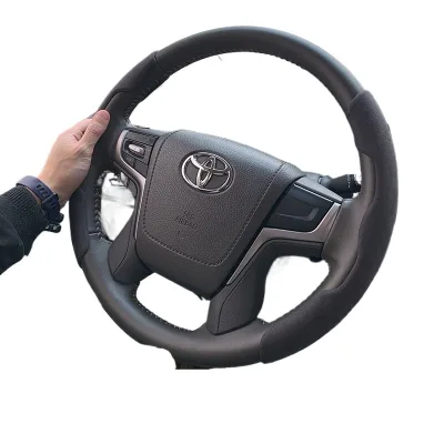 For Coolidge Steering Wheel Cover Land Patrol Fur Non-slip Sweat Absorbing Gloves Overbearing Prado Steering Wheel Cover For Coolidge Steering Wheel Cover Land Patrol Fur Non-slip Sweat Absorbing Gloves Overbearing Prado Steering Wheel Cover