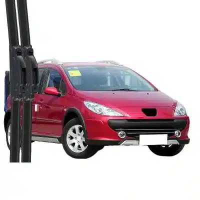 Silent Frameless Windshield Wiper Blades Dual Rubber Bone-less Strips for Peugeot 307 Silent Frameless Windshield Wiper Blades Dual Rubber Bone-less Strips for Peugeot 307