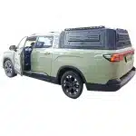 Pickup Truck Bed Cover Manganese Steel Hard Tri-Fold Tonneau Cover Rainproof High Cover Kit