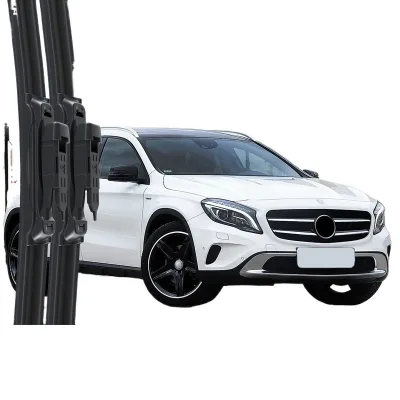All-Season Frameless Windshield Wiper Blades Silent Rubber Refills for Mercedes-Benz GLA250 All-Season Frameless Windshield Wiper Blades Silent Rubber Refills for Mercedes-Benz GLA250