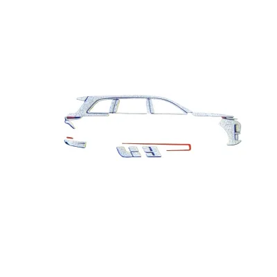 Suitable for ideal L9/L8/L7 modified door welcome lamp laser projection atmosphere lamp upgrade door lamp accessories Suitable for ideal L9/L8/L7 modified door welcome lamp laser projection atmosphere lamp upgrade door lamp accessories