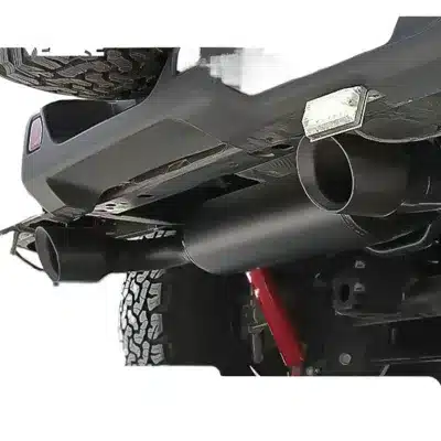Dual Outlet Exhaust Tip Muffler Pipe for 2007-2023 Jeep Wrangler Accessories Exterior Modification Dual Outlet Exhaust Tip Muffler Pipe for 2007-2023 Jeep Wrangler Accessories Exterior Modification