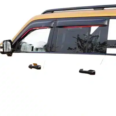 Equation Leopard 5 rain shield transparent rain eyebrow window special modified rain shield thickened and widened off-road exterior accessories Equation Leopard 5 rain shield transparent rain eyebrow window special modified rain shield thickened and widened off-road exterior accessories