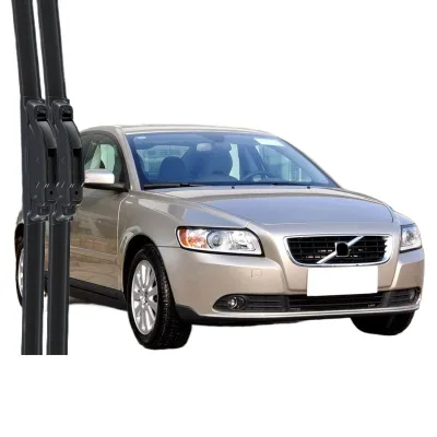 All-Weather Frameless Windshield Wiper Blades for Volvo S40 Multi-Function Silent Rubber Strip Front Pair All-Weather Frameless Windshield Wiper Blades for Volvo S40 Multi-Function Silent Rubber Strip Front Pair