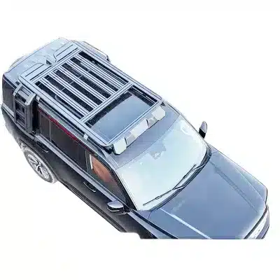 Universal Aluminum Alloy Roof Rack Cargo Basket with Side Ladder and Extension Platform for Haval H9 Off-Road SUV Universal Aluminum Alloy Roof Rack Cargo Basket with Side Ladder and Extension Platform for Haval H9 Off-Road SUV