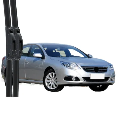 Front Windshield Wiper Blades for Renault Latitude, All-Season Frameless Silicone Rubber Wiper Set Front Windshield Wiper Blades for Renault Latitude, All-Season Frameless Silicone Rubber Wiper Set