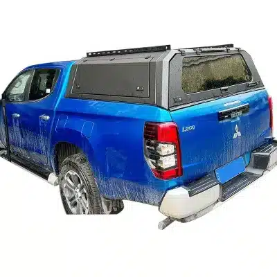 Truck Bed Cover for Mitsubishi L200 Pickup Steel Aluminum Alloy Tri-Fold High Cover Canopy