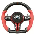 Carbon Fiber Steering Wheel Assembly Upgrade for BMW M-Sport Series M3 M4 M5 M6