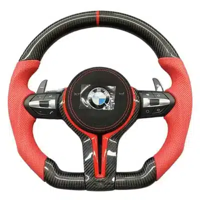 Carbon Fiber Steering Wheel Assembly Upgrade for BMW M-Sport Series M3 M4 M5 M6