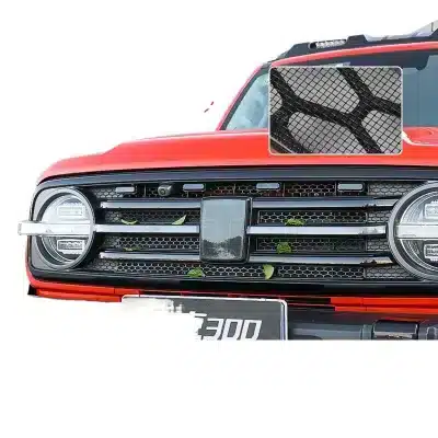 TANK 300 medium mesh grille insect net modification front face honeycomb mesh grille TANK car logo decoration special accessories