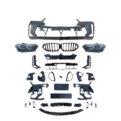 Front Bumper Body Kit Upgrade G06 Style for BMW X6 Series Exterior Retrofit Assembly Front Bumper Body Kit Upgrade G06 Style for BMW X6 Series Exterior Retrofit Assembly
