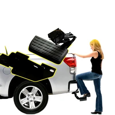 Tailgate Assist Step Foldable Truck Bed Side Step for Hilux Revo Rocco Tailgate Assist Step Foldable Truck Bed Side Step for Hilux Revo Rocco