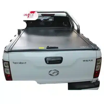 Manual Retractable Truck Bed Tonneau Cover, Aluminum Alloy Hard Roller Lid for ZX Auto Terralord Pickup Manual Retractable Truck Bed Tonneau Cover, Aluminum Alloy Hard Roller Lid for ZX Auto Terralord Pickup