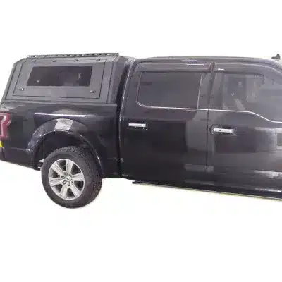 F150 Raptor Pickup Truck Bed Cover with Retractable Window and Manganese Steel High Cap F150 Raptor Pickup Truck Bed Cover with Retractable Window and Manganese Steel High Cap