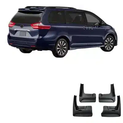 Soft Rubber Car Mud Guards Front and Rear Splash Guards for Toyota Sienna 2018-2021 Soft Rubber Car Mud Guards Front and Rear Splash Guards for Toyota Sienna 2018-2021