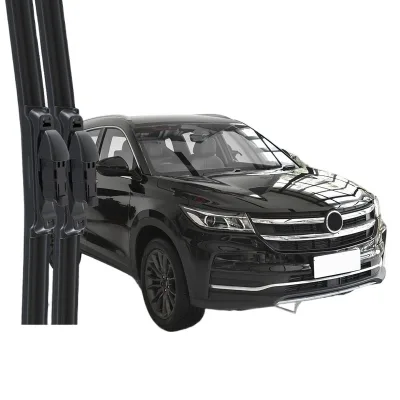 Frameless Windshield Wiper Blades for Dongfeng Fengguang ix7 Soft Rubber All-Season Quiet Wiping Replacement Frameless Windshield Wiper Blades for Dongfeng Fengguang ix7 Soft Rubber All-Season Quiet Wiping Replacement