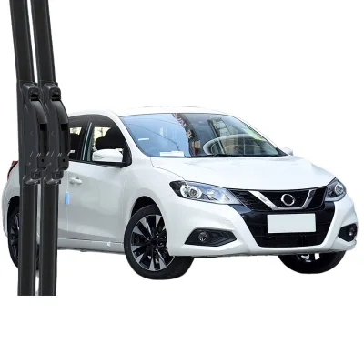 Multi-Functional Frameless Windshield Wiper Blades Silent Rubber Refills for Nissan TIIDA Multi-Functional Frameless Windshield Wiper Blades Silent Rubber Refills for Nissan TIIDA