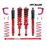 Front and Rear 2-Inch Lift Kit Nitrogen Shock Absorbers for Toyota Prado LC120 LC150