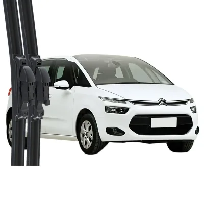 Professional Frameless Windshield Wiper Blades with Multi-Fit Adapters for Citroen C4 Picasso Quiet Rubber Strip Refills Professional Frameless Windshield Wiper Blades with Multi-Fit Adapters for Citroen C4 Picasso Quiet Rubber Strip Refills