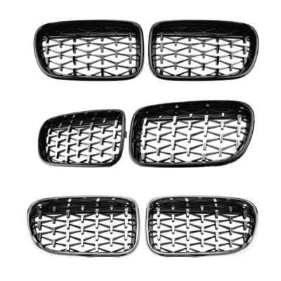 Front Kidney Grille Meteor Style Replacement Grille for BMW X3/X4 F25 F26 Mesh Radiator Cover Front Kidney Grille Meteor Style Replacement Grille for BMW X3/X4 F25 F26 Mesh Radiator Cover
