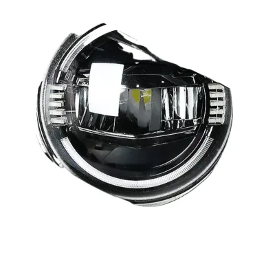 07-23 Wrangler modified headlight assembly Meijia LED lens polar headlight laser headlight daytime running light integrated 07-23 Wrangler modified headlight assembly Meijia LED lens polar headlight laser headlight daytime running light integrated