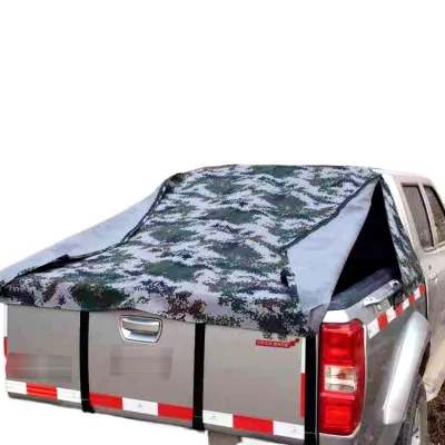 Pickup Truck Bed Tonneau Cover Canvas Tarp Rainproof for Dongfeng Rich P11/D21/D22/Rich 5, NP300 Rear Storage Pickup Truck Bed Tonneau Cover Canvas Tarp Rainproof for Dongfeng Rich P11/D21/D22/Rich 5, NP300 Rear Storage