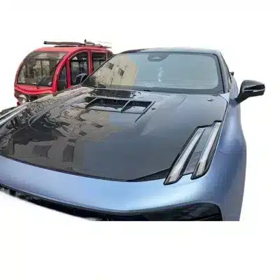 Carbon Fiber Engine Hood Bonnet Cover for Lynk & Co 03 Lightweight High Strength Racing Style Exterior Replacement Carbon Fiber Engine Hood Bonnet Cover for Lynk & Co 03 Lightweight High Strength Racing Style Exterior Replacement