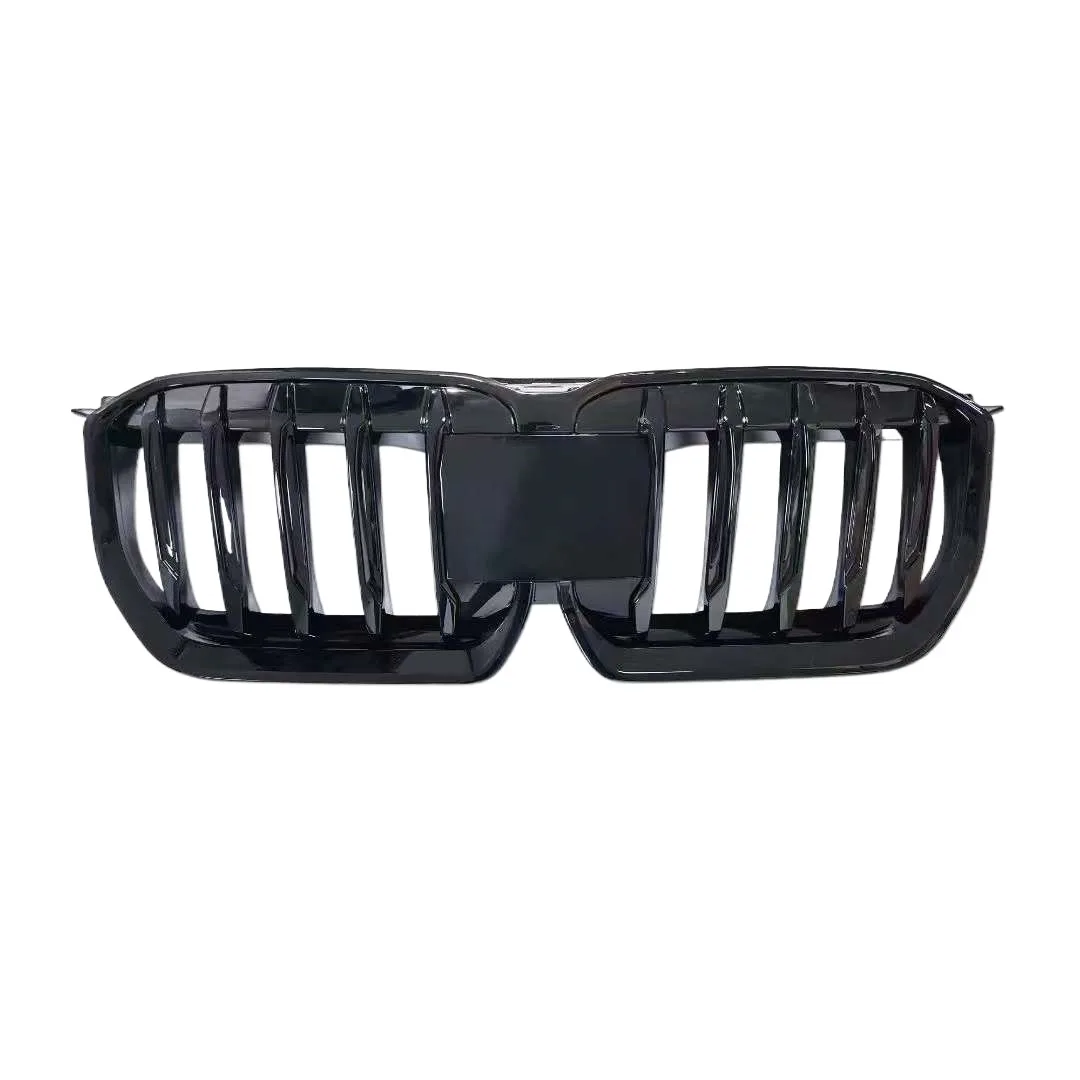 Front Kidney Grille for BMW X1 U11 2024 Single Slat Gloss Black Mesh Insert Replacement