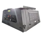 Split Aluminum Alloy Hardtop Canopy for LC79 Crew Cab Pickup, Drill Installation