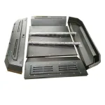 Pickup Truck Bed Camper Shell Manganese Steel Three-Door Half-Height Cover