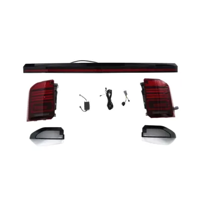 LED Rear Taillight Assembly Through-Type Integrated Trunk Lamp for Toyota Land Cruiser 250 Prado LC250 LED Rear Taillight Assembly Through-Type Integrated Trunk Lamp for Toyota Land Cruiser 250 Prado LC250