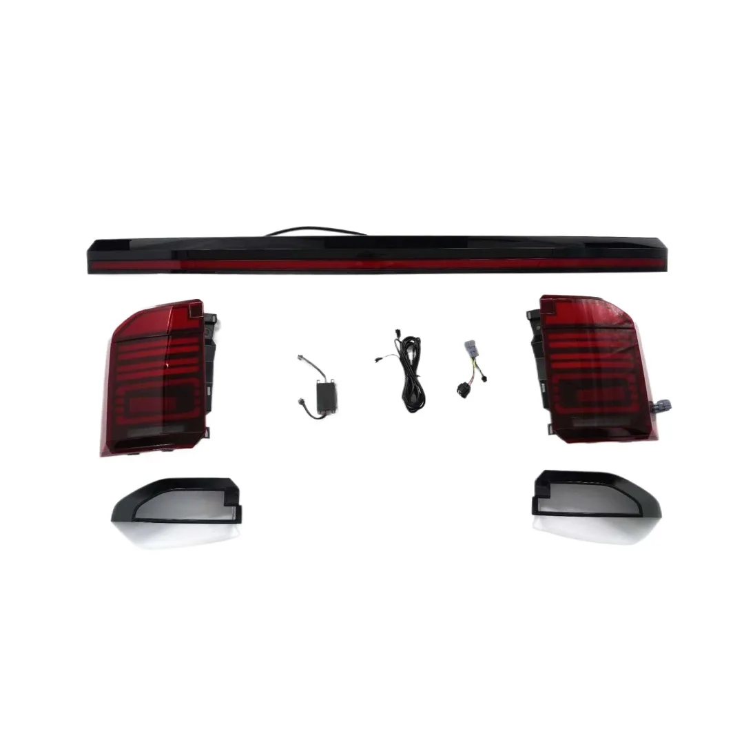 LED Rear Taillight Assembly Through-Type Integrated Trunk Lamp for Toyota Land Cruiser 250 Prado LC250