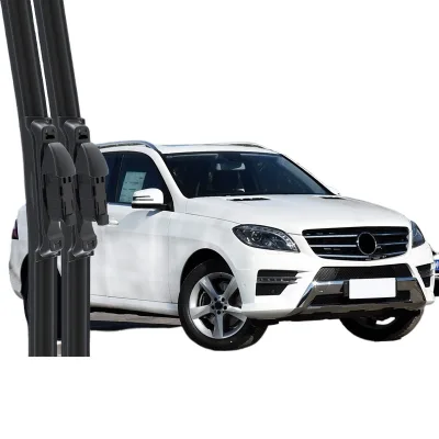 All-Weather Frameless Windshield Wiper Blades for Mercedes-Benz ML320 Quiet Performance Multi-Adapter Rubber Refills All-Weather Frameless Windshield Wiper Blades for Mercedes-Benz ML320 Quiet Performance Multi-Adapter Rubber Refills